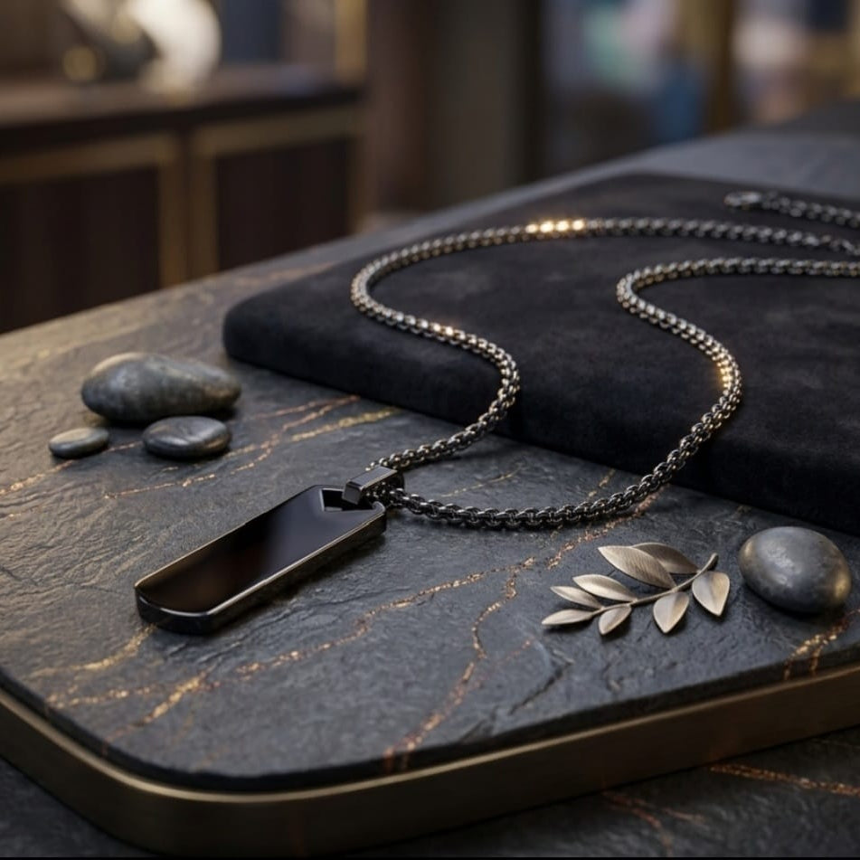 Men’s Stainless Steel Necklace with Pendant , high quality perfect for fashion